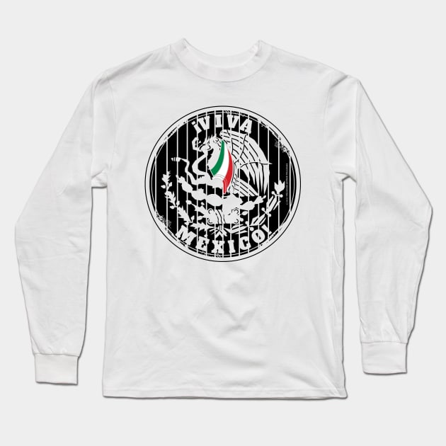 ¡Viva México, paisanos! Long Sleeve T-Shirt by vjvgraphiks